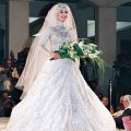 5161 10 صور فساتين زفاف محجبات - اجمل فساتين بيضاء للعرائس غزول بدر