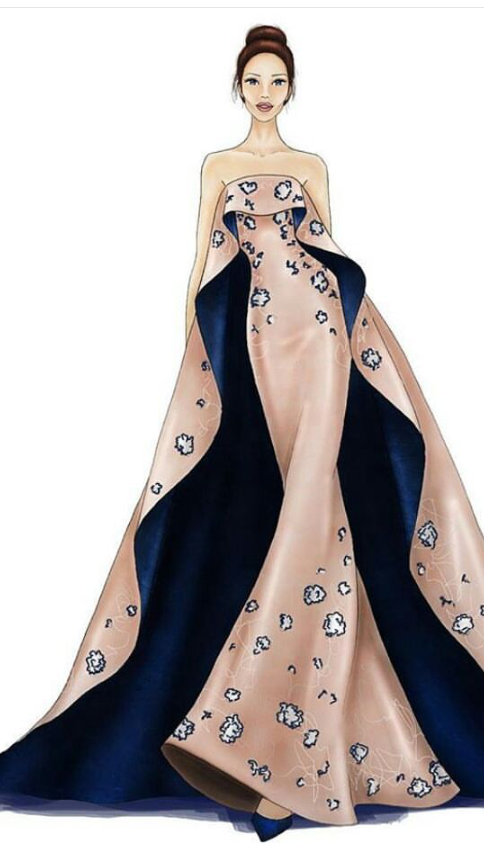 Sui تجعلك منزعجاً أجوف  رسم فساتين ازياء , اجمل تصميمات فستان سهرة - صبايا كيوت