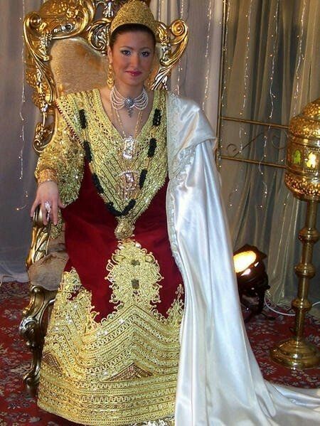 5681 6 فساتين جزائرية للاعراس - 10 صور لاشيك فساتين الزفاف الجزائرية غزول بدر