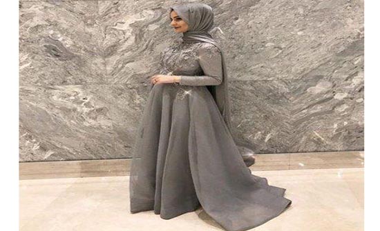 4983 10 شوفي الفساتين الجديدة للخطوبتك - فستان خطوبة للمحجبات U18